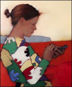 girl with mobile  40·51
£675